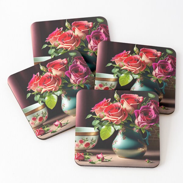 Item preview, Roses and Porcelain: A Still Life designed and sold by Adorations.