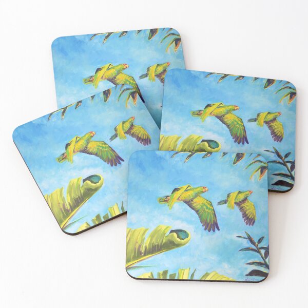 Item preview, Parrots Flying Over My Backyard designed and sold by wildrooster4fun.