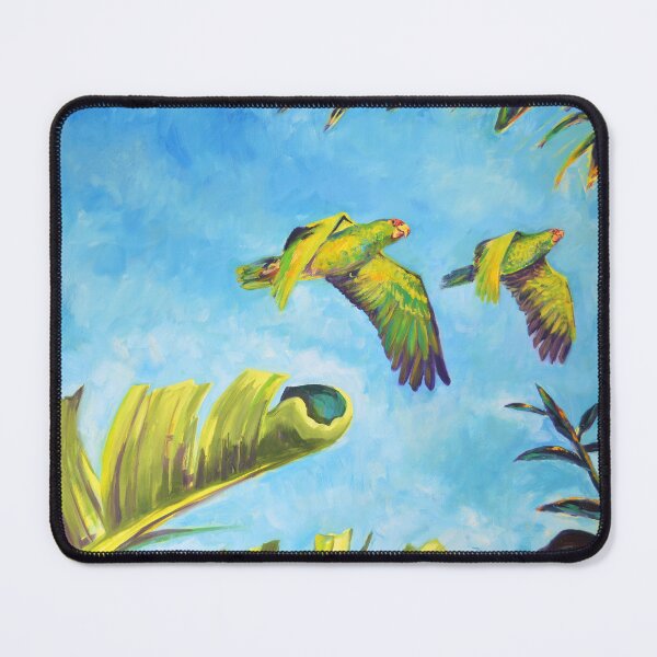 Item preview, Parrots Flying Over My Backyard designed and sold by wildrooster4fun.
