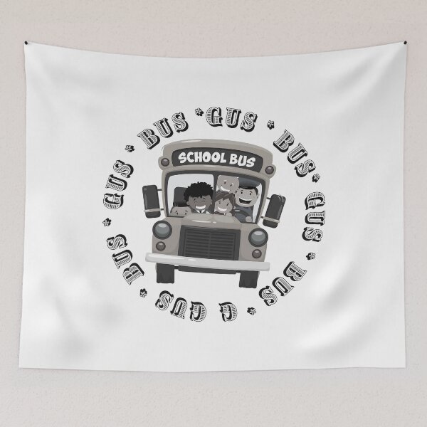 Item preview, Copy of Gus| Bus| |Gus Bus| Ride in my school Gus Bus white| Gus Gus Bus| Gus The Great Bus  designed and sold by DailySales8.