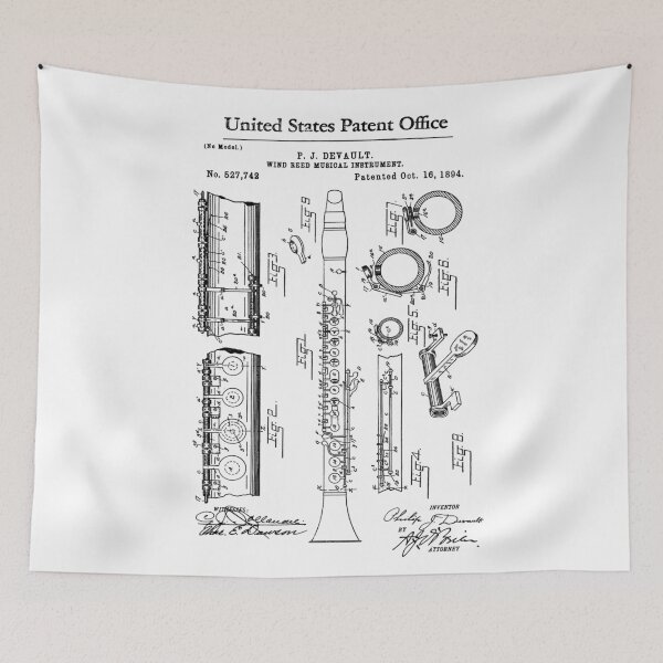 Item preview, Clarinet Patent Black designed and sold by Luve Store.