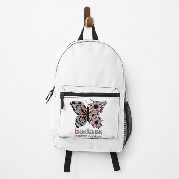 Item preview, Badass Therapist Graphic With Retro Boho Butterfly designed and sold by mysticblvd.