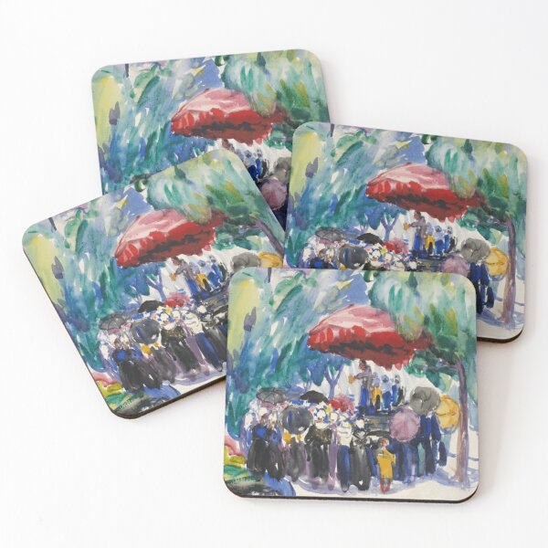 Item preview, Market Scene in Brittany by Emily Carr designed and sold by TheRedVineyard.