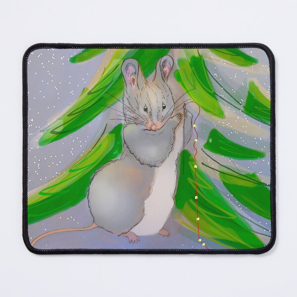 Item preview, Christmas Popcorn Mouse designed and sold by louvregirl.