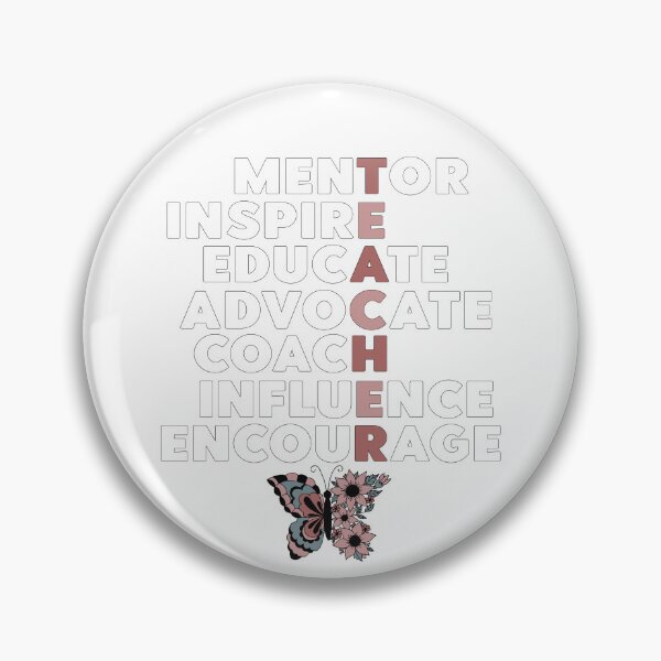 Item preview, Inspirational Teacher Graphic For Teacher Gift With Retro Boho Butterfly designed and sold by mysticblvd.