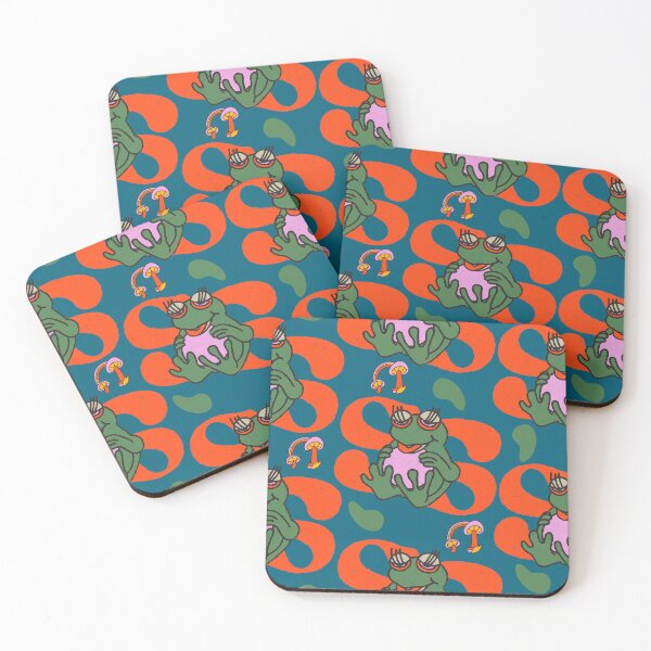 Item preview, fatty frog (dark background) designed and sold by Reanna Bakshani.