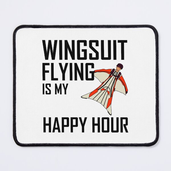 Item preview, Wingsuit flying Base Jumping Skydiving Wingsuiting designed and sold by TastefulTees.