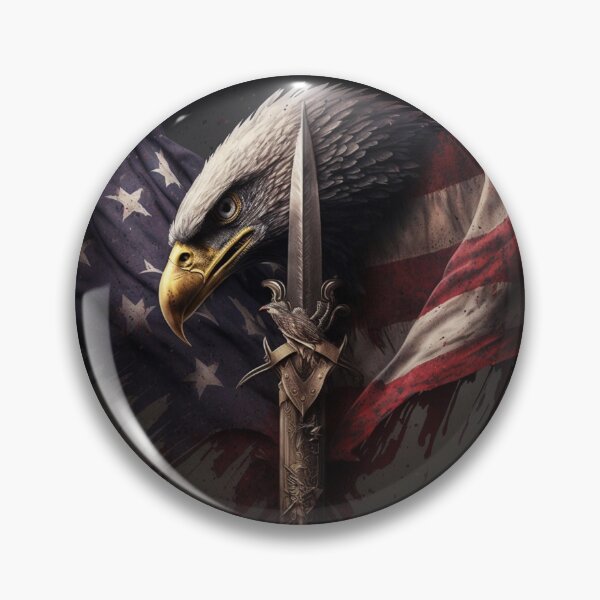 Item preview, American Flag and Eagle Art designed and sold by Jades-Corner.