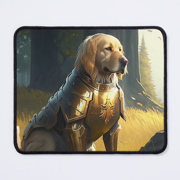 Item preview, Golden Paladin: The Loyal Defender-Paladin Dog Class Dungeons and Dragons (D&D) designed and sold by PandaCreates.