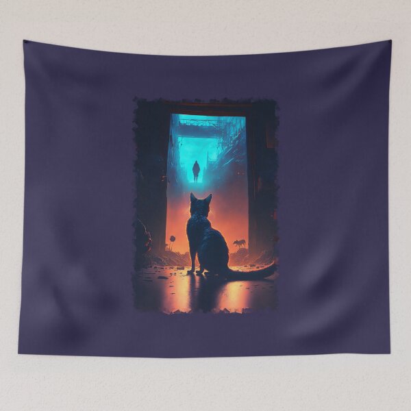 Item preview, Cat Gazing Into Another World designed and sold by DreamsGD.