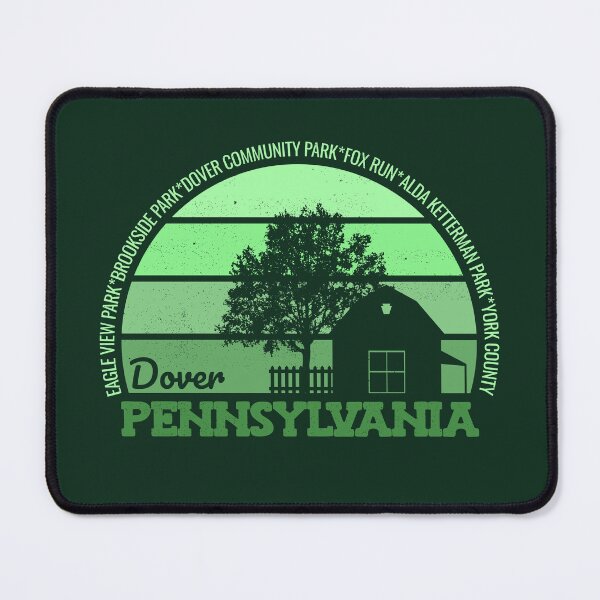 Item preview, Dover Pennsylvania Sunset Retro Vintage Local Pride Logo designed and sold by CRHPOD20.