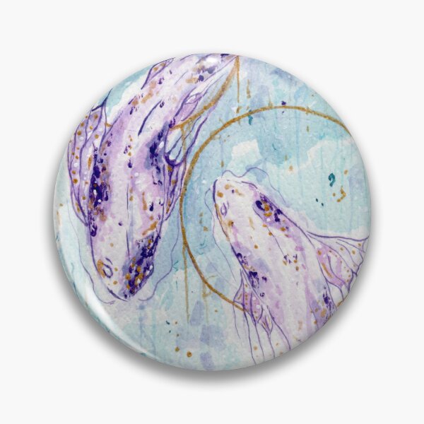 Item preview, Purple Koi Fish Watercolour designed and sold by NatashaDeneArt.