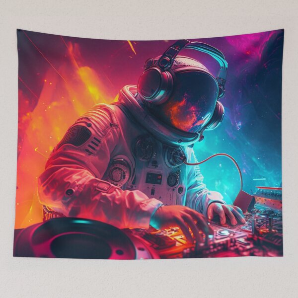 Item preview, Extraterrestrial DJ: Bold Colors, Cosmic Grooves designed and sold by marcomonge84.