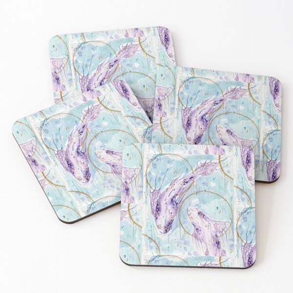 Item preview, Purple Koi Fish Watercolour designed and sold by NatashaDeneArt.