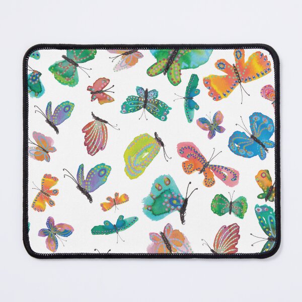 Item preview, Vibrant Whimsical Butterflies in Watercolor designed and sold by Cherie Lidbury.