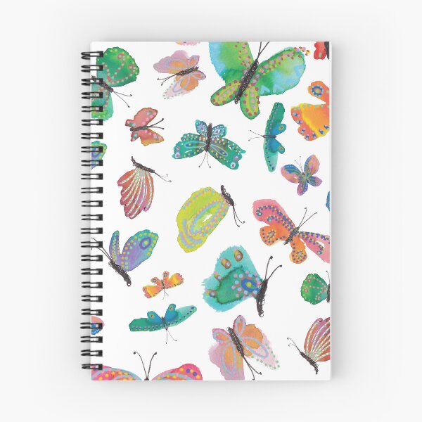Item preview, Vibrant Whimsical Butterflies in Watercolor designed and sold by Cherie Lidbury.