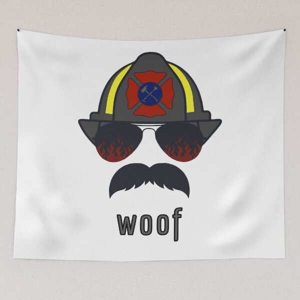 Item preview, Firefighter, Woof designed and sold by SpruceGooseCo.