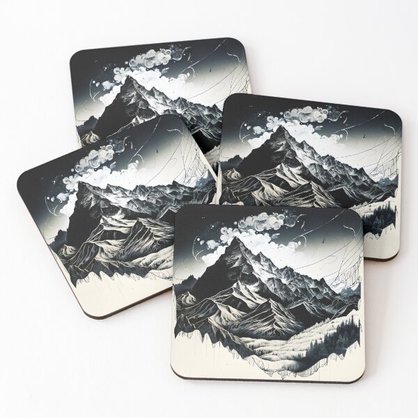Item preview, Floating Mountain designed and sold by SilverAndGolden.