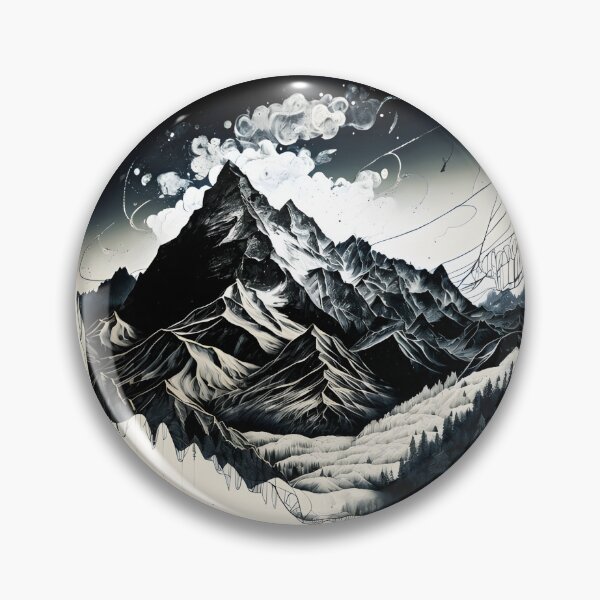 Item preview, Floating Mountain designed and sold by SilverAndGolden.