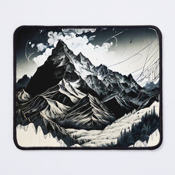 Item preview, Floating Mountain designed and sold by SilverAndGolden.