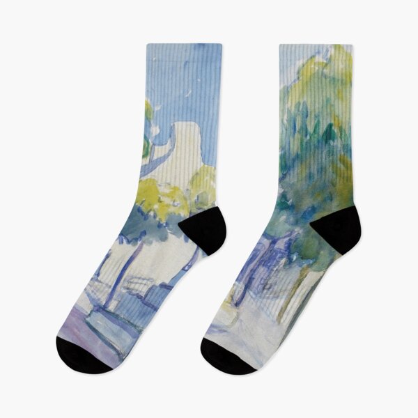 Item preview, Village Square with Cross No. 1 by Emily Carr designed and sold by TheRedVineyard.