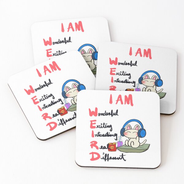 Item preview, Weird kitty quote designed and sold by lillysunflowers.
