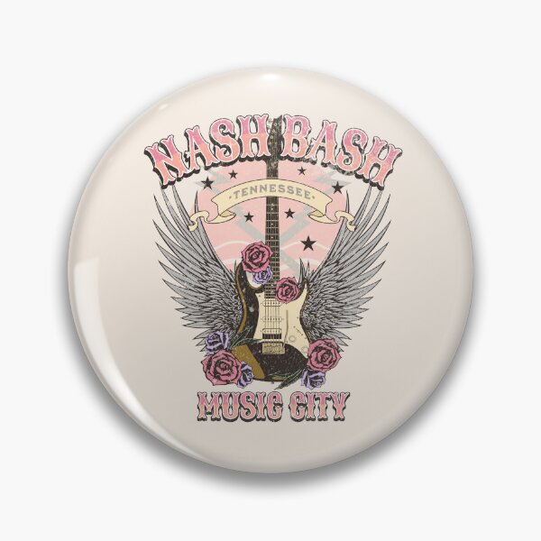 Item preview, Vintage Nash Bash Nashville Tennesee Guitar and Roses  designed and sold by PUFFYP.