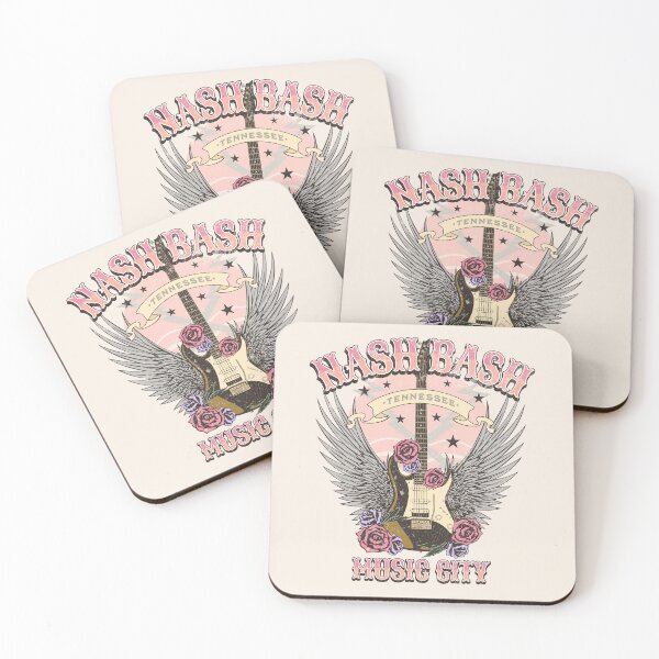 Item preview, Vintage Nash Bash Nashville Tennesee Guitar and Roses  designed and sold by PUFFYP.