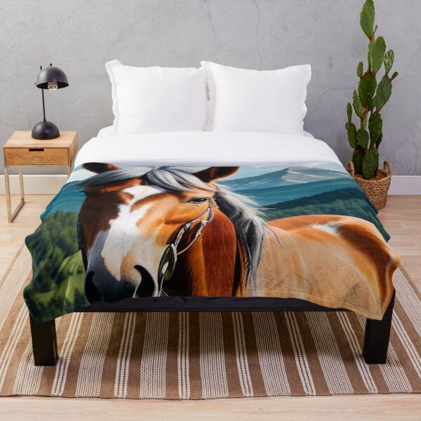 Item preview, Appaloosa Horse Wild and Free designed and sold by MythicalSticker.