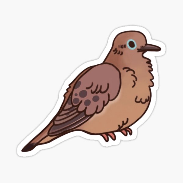 Item preview, Happy Little Mourning Dove  designed and sold by Nightinggaled.