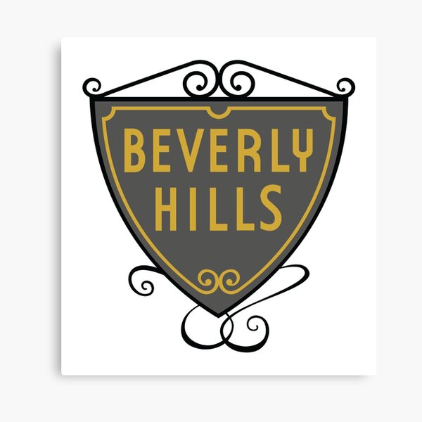 Rodeo Drive, Beverly Hills Sign | Large Solid-Faced Canvas Wall Art Print | Great Big Canvas