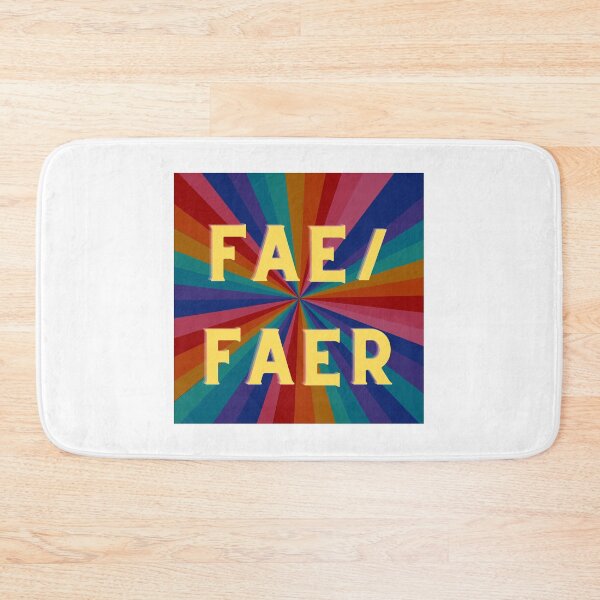Item preview, pronombres del arco iris fae/faer designed and sold by snail-galaxy.