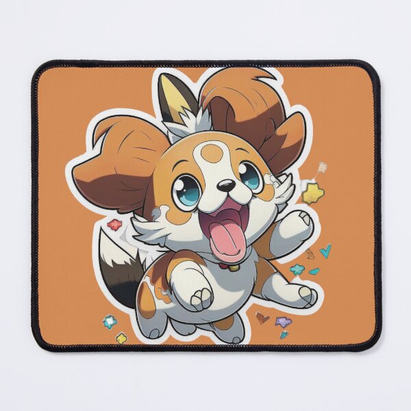 Item preview, Happy Smiling Dog - Pokemon Art Style Sticker designed and sold by kfir marco.