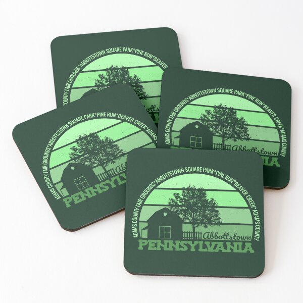 Item preview, Abbottstown Pennsylvania Sunset Retro Vintage Local Pride Logo designed and sold by CRHPOD20.