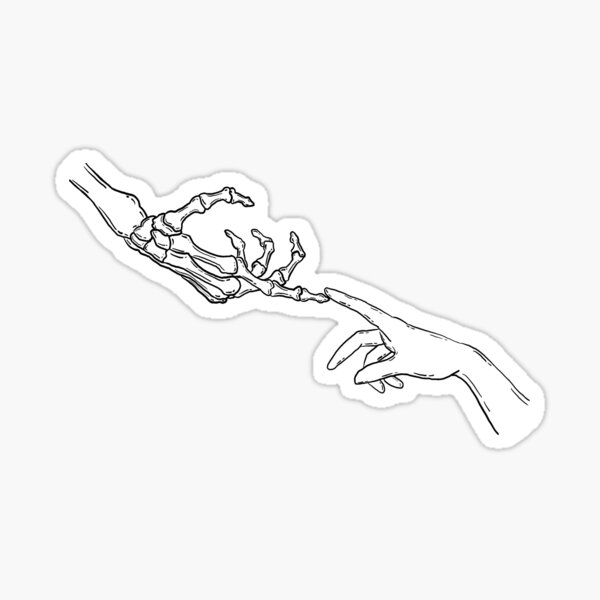 Item preview, Hand and Skeleton Touching designed and sold by Maya Pack.