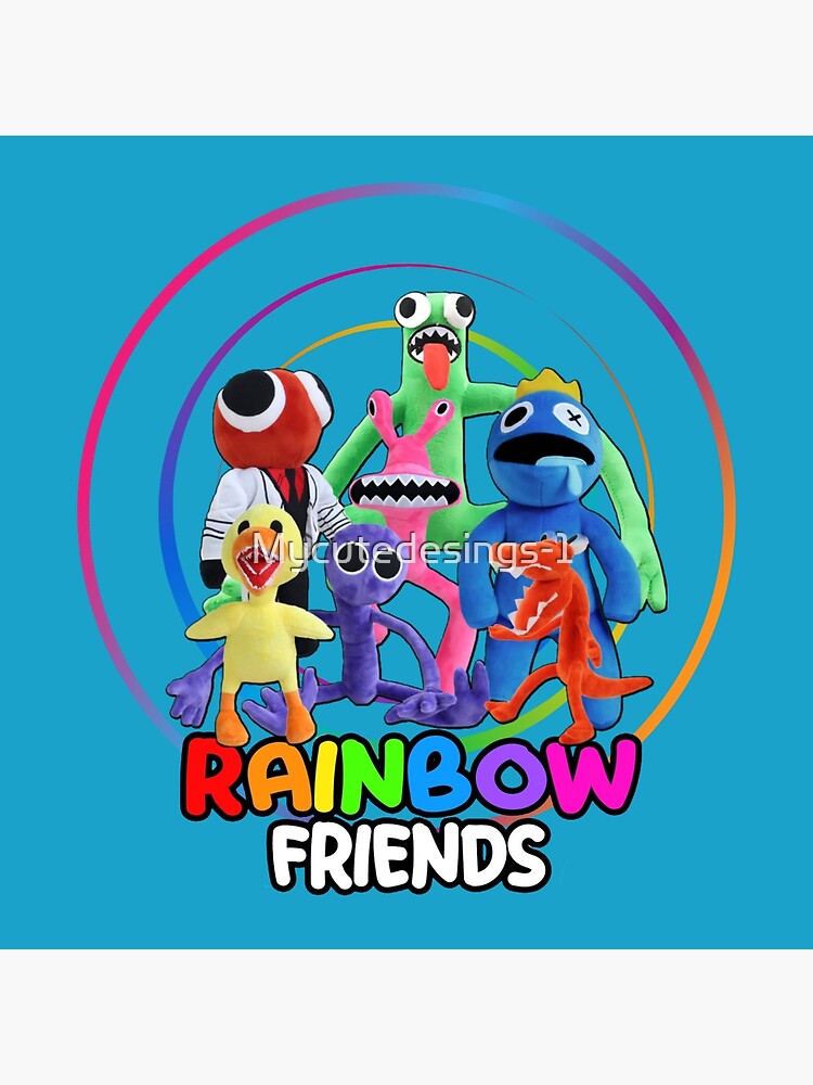 Blue Rainbow Friends. Blue Roblox Rainbow Friends Characters, roblox, video  game. Halloween Poster for Sale by Mycutedesings-1