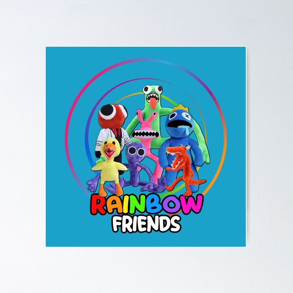 Rainbow Friends characters faces in grid.. Blue Roblox Rainbow Friends  Characters, roblox, video game. Halloween Kids T-Shirt for Sale by  Mycutedesings-1