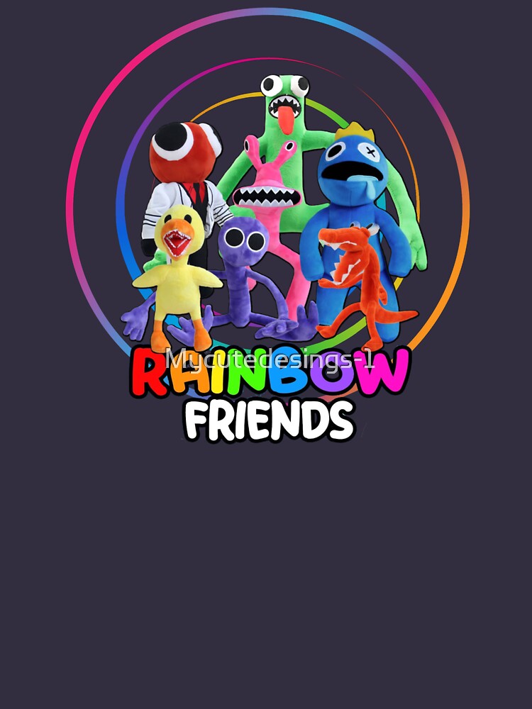 Happy face Blue Rainbow Friends. Blue Roblox Rainbow Friends Characters,  roblox, video game Essential T-Shirt for Sale by Mycutedesings-1