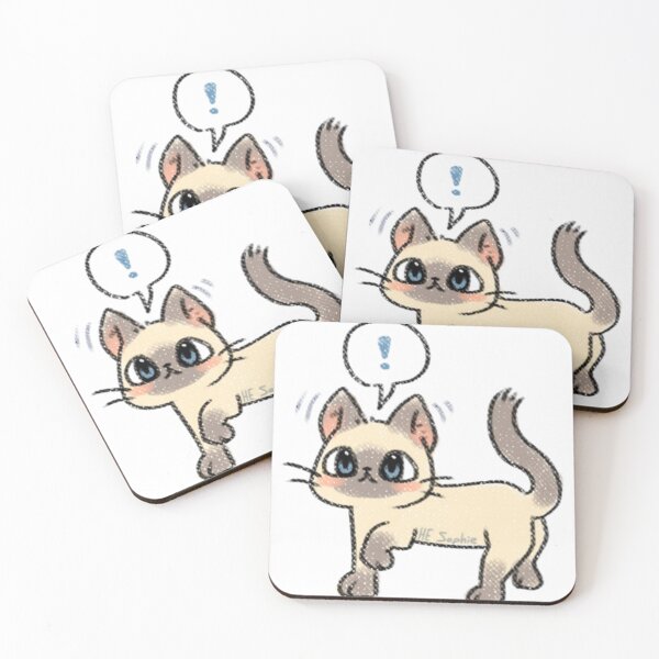 Item preview, Siamese cat designed and sold by Sohhhe.