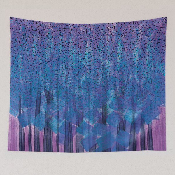 Item preview, Blue Violet Purple Forest designed and sold by Alexandria Levin.