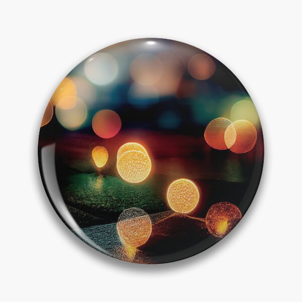Item preview, a blurry photo of a street with a lot of lights designed and sold by DesignAtYO.