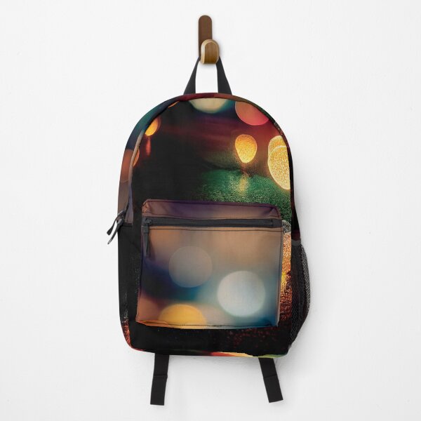 Item preview, a blurry photo of a street with a lot of lights designed and sold by DesignAtYO.