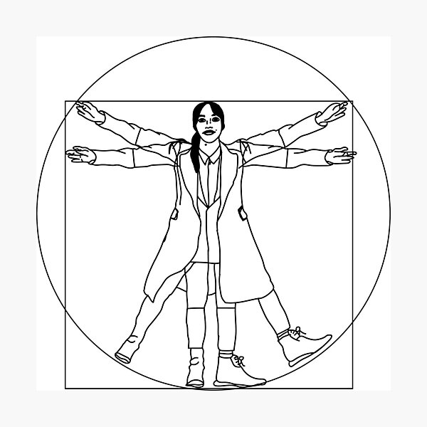 Item preview, Vitruvian Philomena Cunk - Cunk on Earth designed and sold by shminoa.