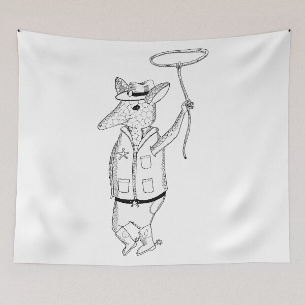 Item preview, Cowboy Armadillo designed and sold by Marian Hayes.