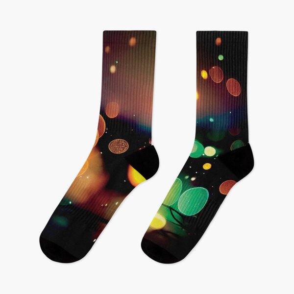 Item preview, a blurry photo of a bunch of lights designed and sold by DesignAtYO.