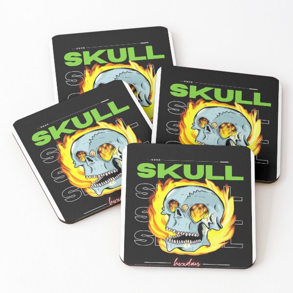 Item preview, Fiery love skull design designed and sold by HvaXDAY.