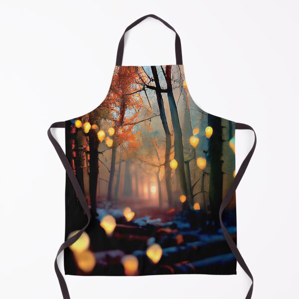 Item preview, a forest filled with lots of trees covered in lights designed and sold by DesignAtYO.