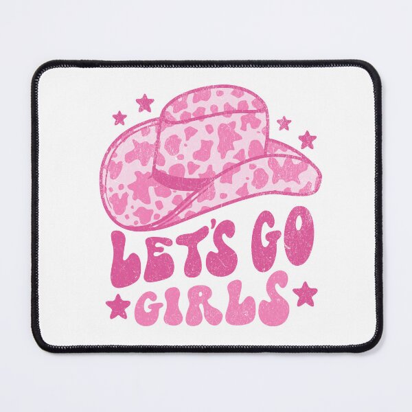 Item preview, Lets Go Girls Retro Space Cowgirl Hat Pink designed and sold by PUFFYP.