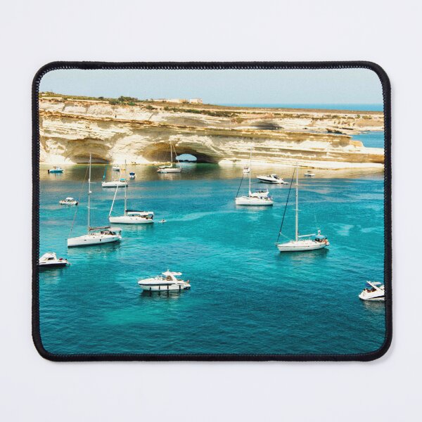 Item preview, MARITIME #39 - Sailboats Near Limestone Sea Arches designed and sold by DEL-Productions.