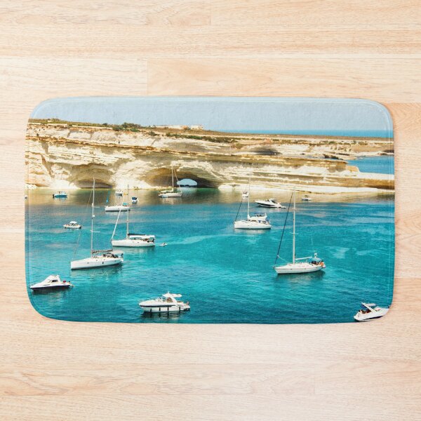 Item preview, MARITIME #39 - Sailboats Near Limestone Sea Arches designed and sold by DEL-Productions.